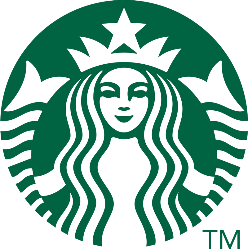 Starbucks siren logo in dark green